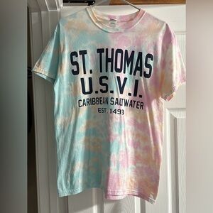 St. Thomas U. S. Virgin Islands tee-shirt Size Medium (Tie Dyed)